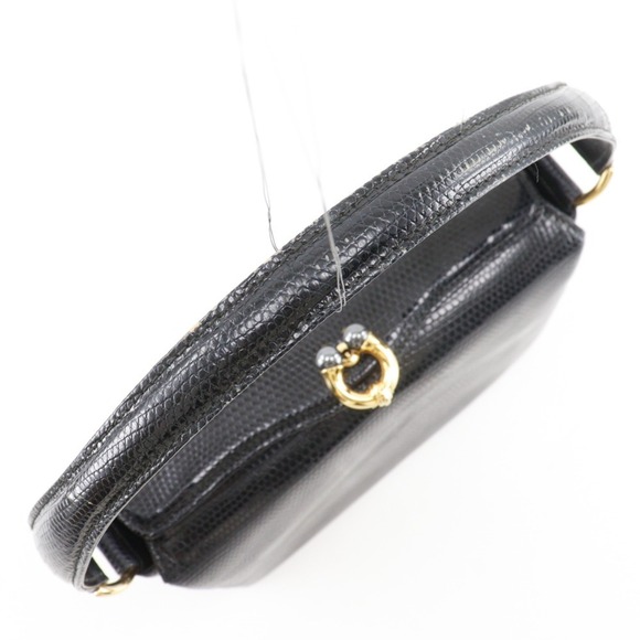 Gucci Old handbag, vintage embossed leather, flap style, for women. - Picture 5 of 16